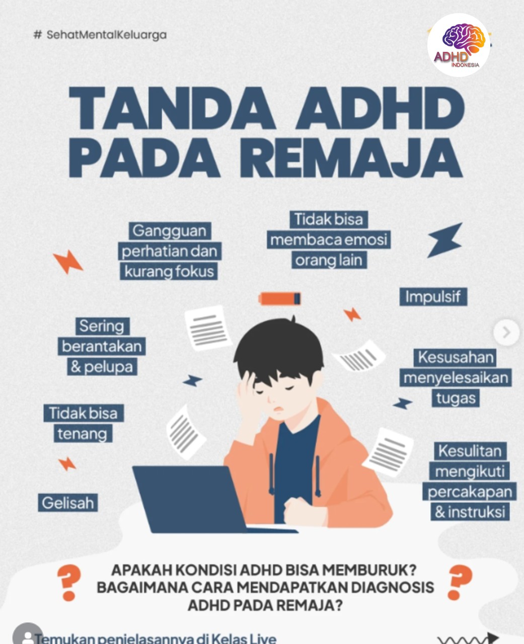 Screening ADHD Non-Diagnostik: Edukasi Awal bagi Orang Tua di Provinsi Papua Barat